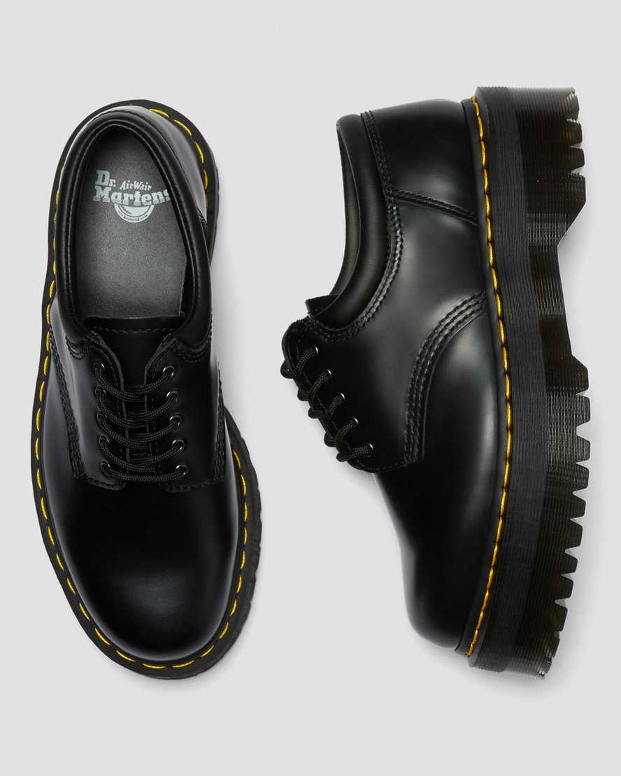 Černé pánské boty dr. martens 8053 na platformě