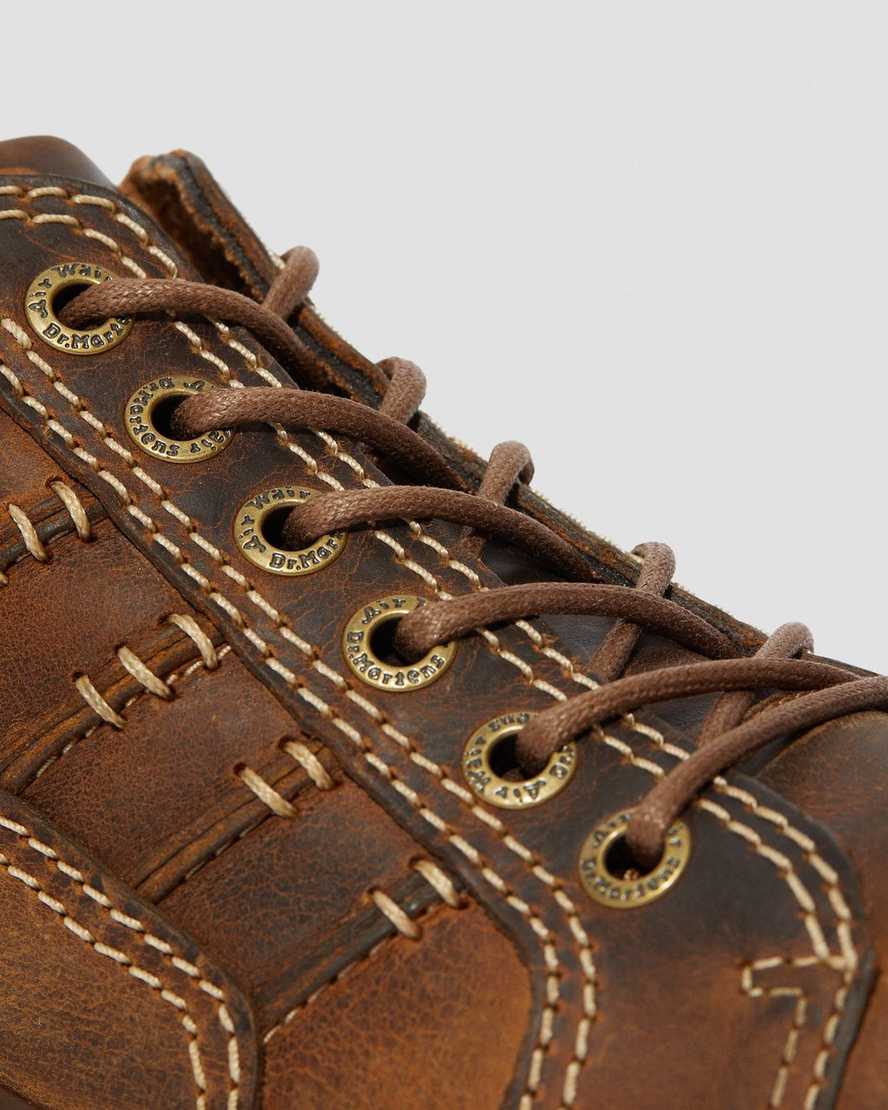 pánské boty dr. martens keith v hnědé barvě