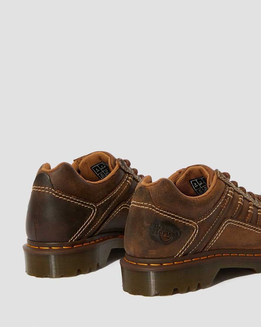 pánské boty dr. martens keith v hnědé barvě