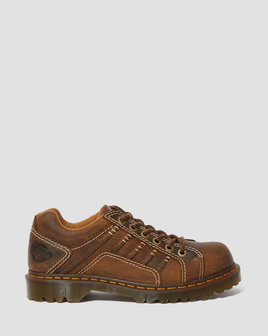 pánské boty dr. martens keith v hnědé barvě