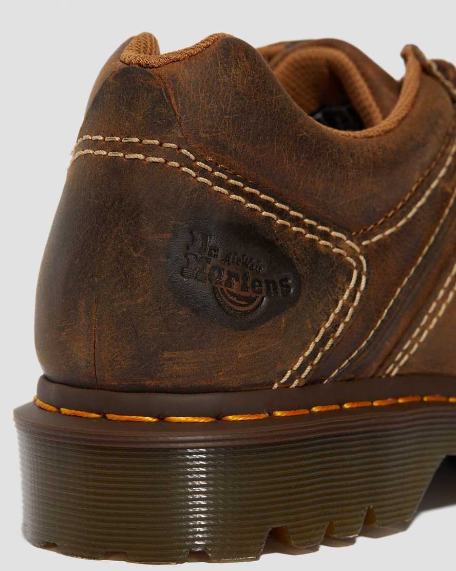 pánské boty dr. martens keith v hnědé barvě