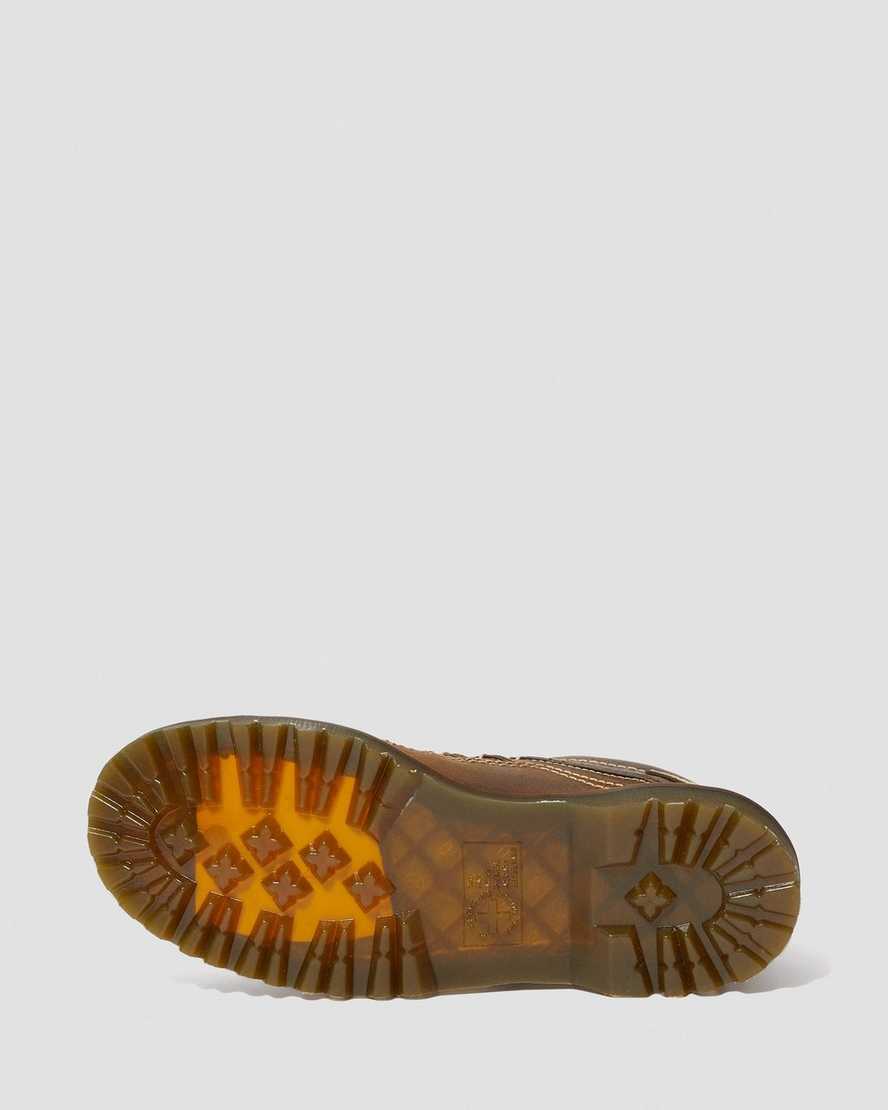 pánské boty dr. martens keith v hnědé barvě