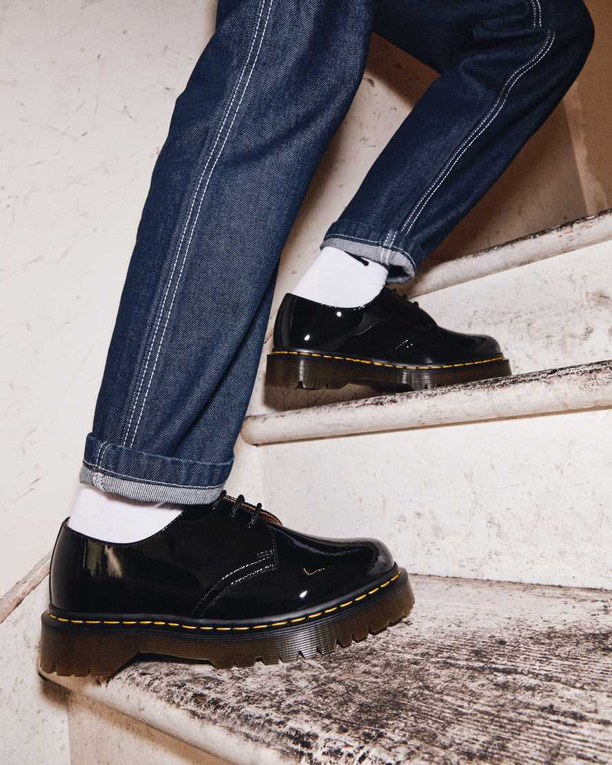 Černé pánské oxfordské boty dr. martens 1461 bex patent