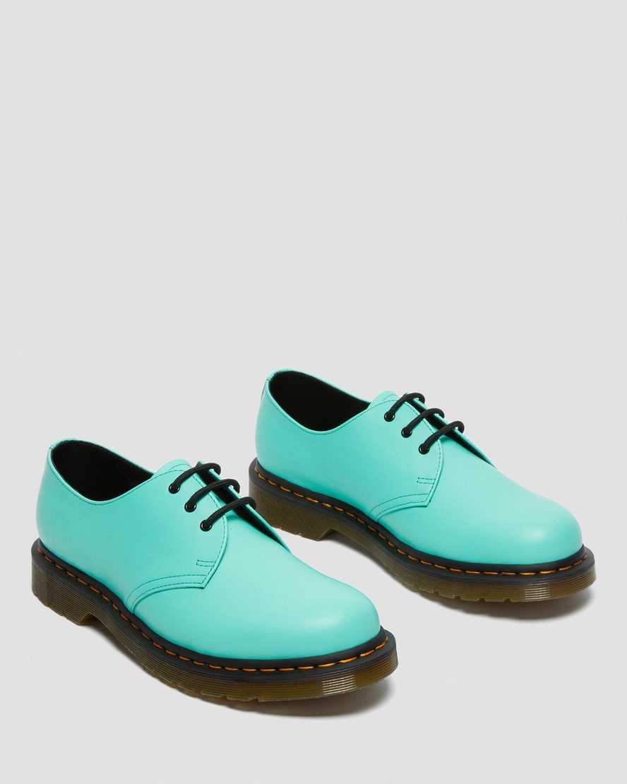 pánské oxfordské boty dr. martens 1461 smooth v tyrkysové barvě