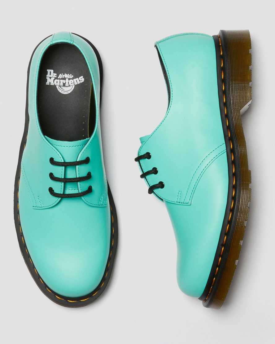 pánské oxfordské boty dr. martens 1461 smooth v tyrkysové barvě