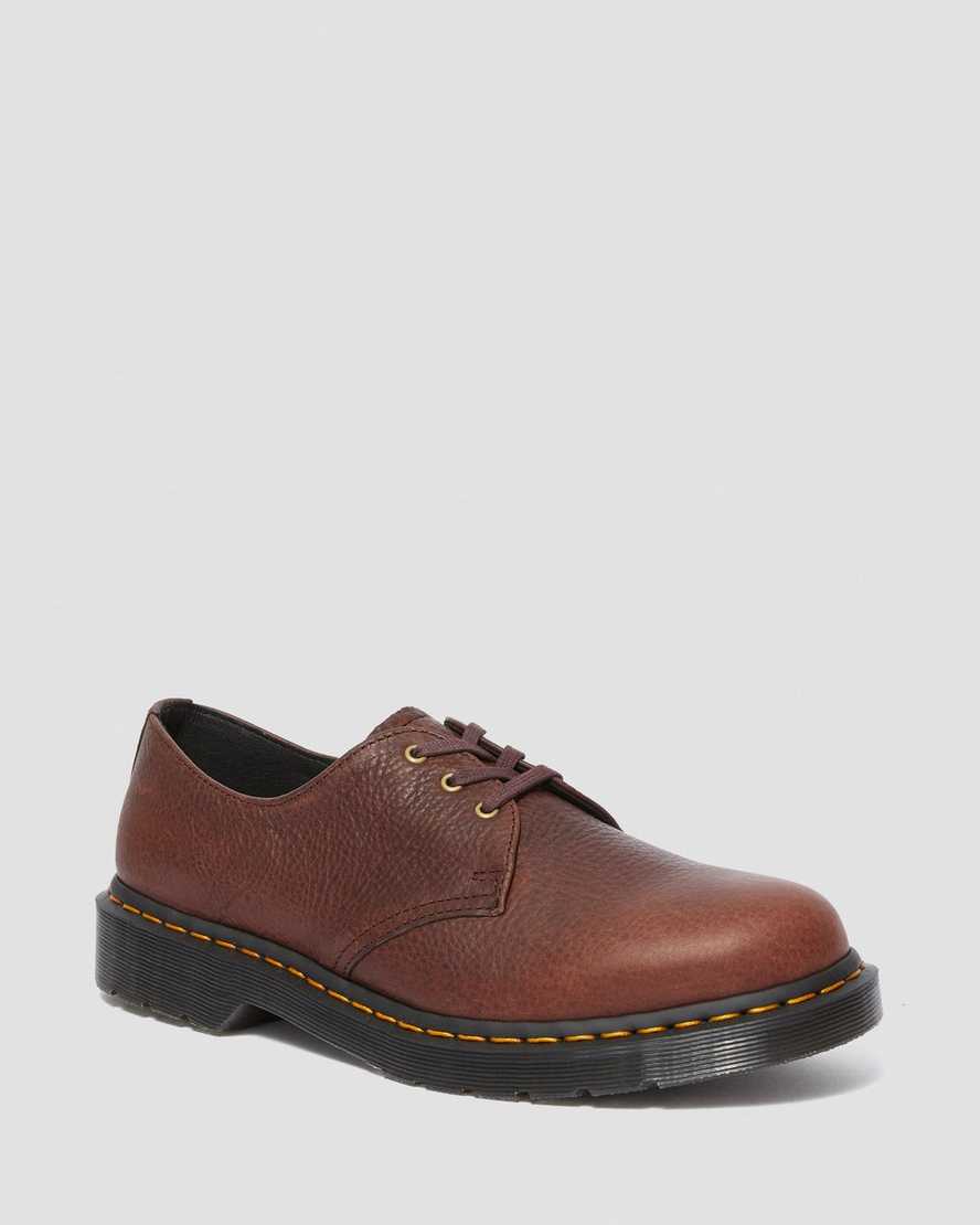 hnědé pánské oxfordské boty dr. martens 1461 ambassador