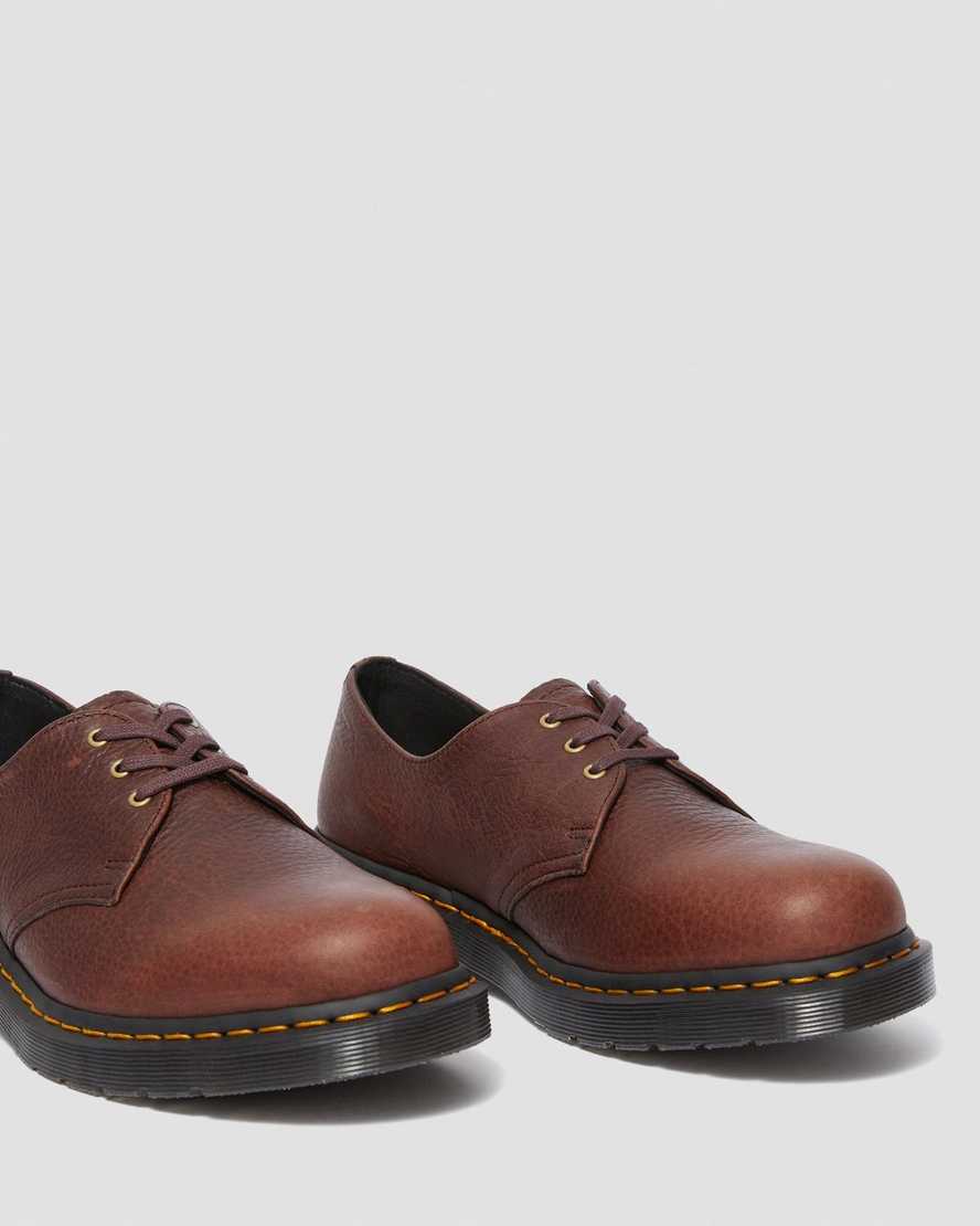 hnědé pánské oxfordské boty dr. martens 1461 ambassador