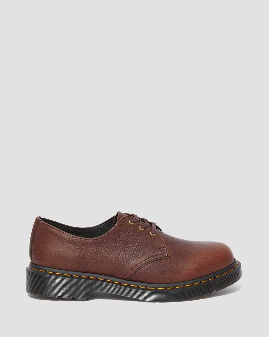 hnědé pánské oxfordské boty dr. martens 1461 ambassador