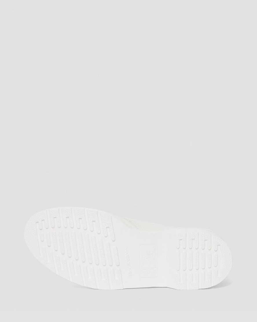 bílé pánské oxfordské boty dr. martens 1461 mono smooth