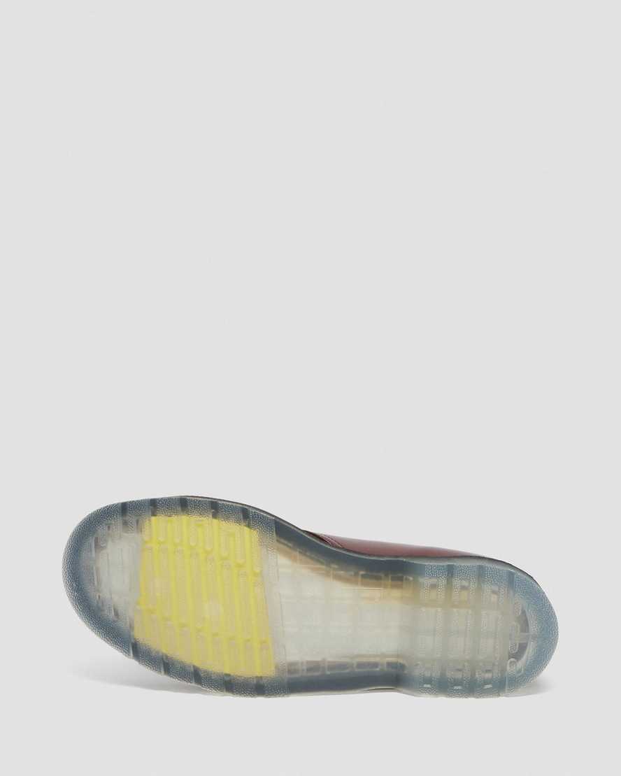 pánské oxfordské boty dr. martens 1461 iced smooth v červené barvě
