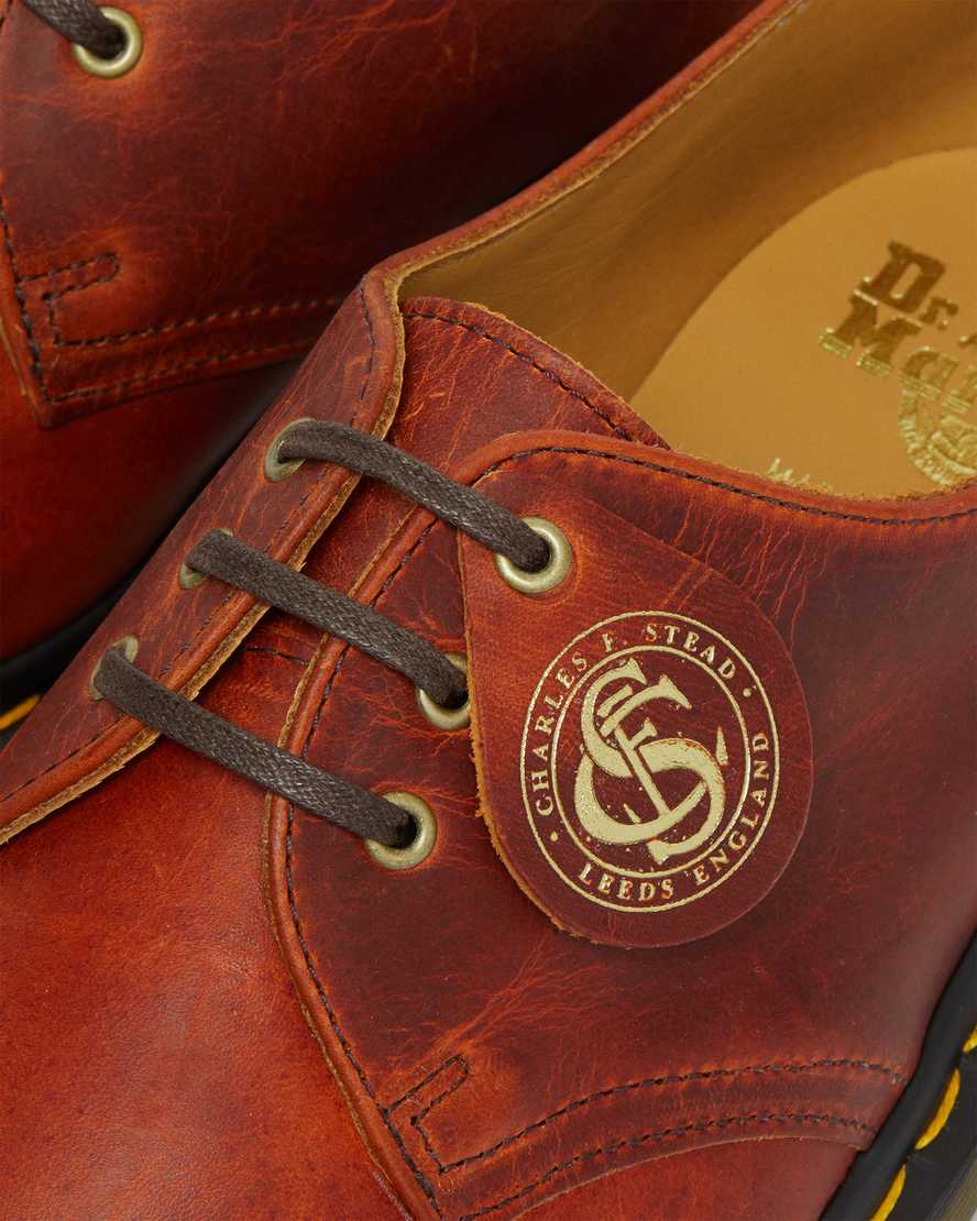 hnědé pánské oxfordské boty dr. martens 1461 classic oil
