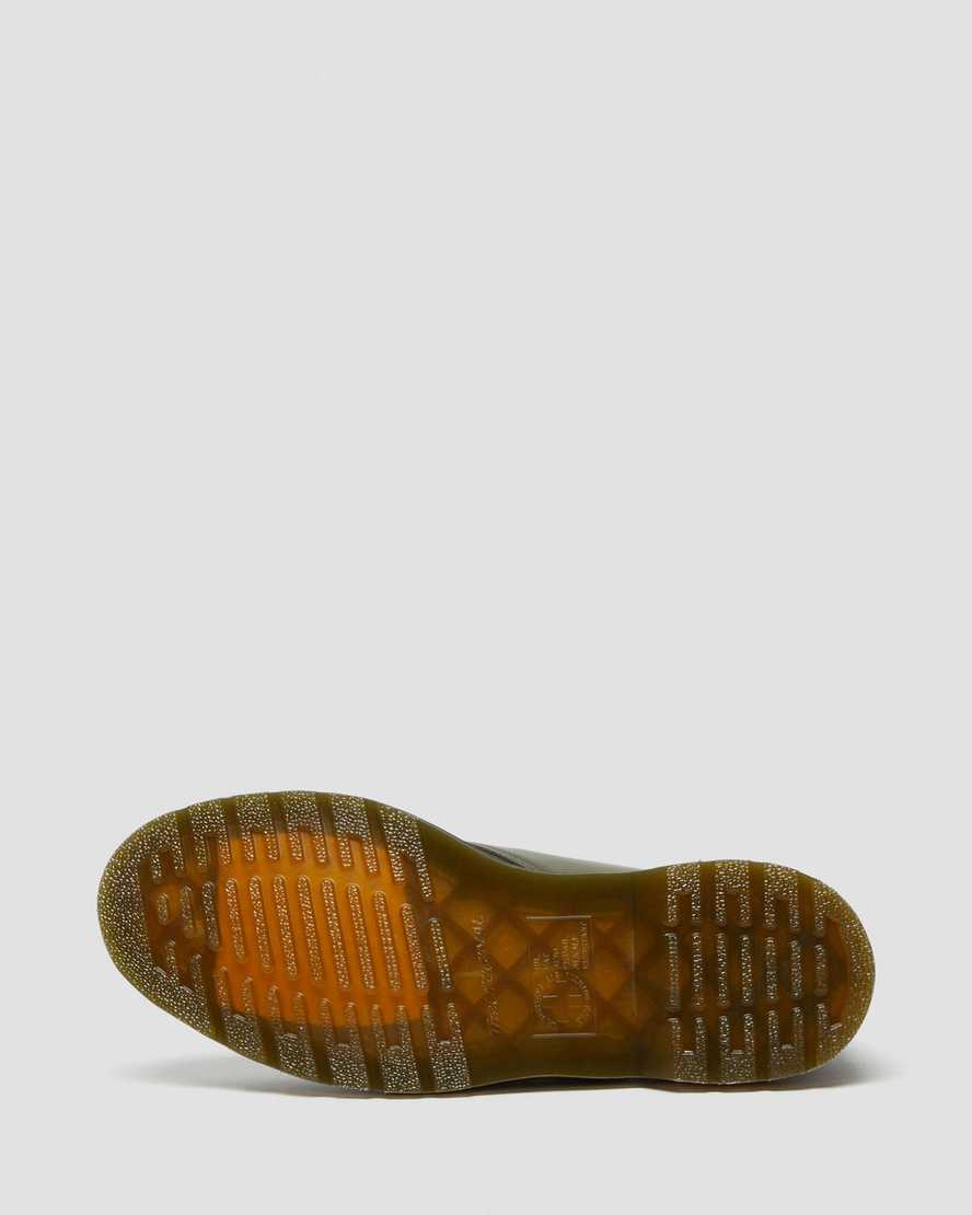 pánské oxfordské boty dr. martens 1461 verso smooth v zelené barvě