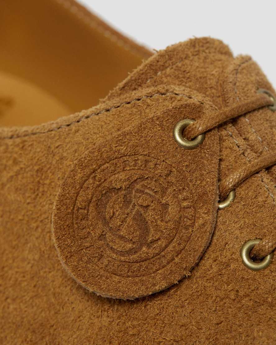 hnědé pánské oxfordské boty dr. martens 1461 made in england