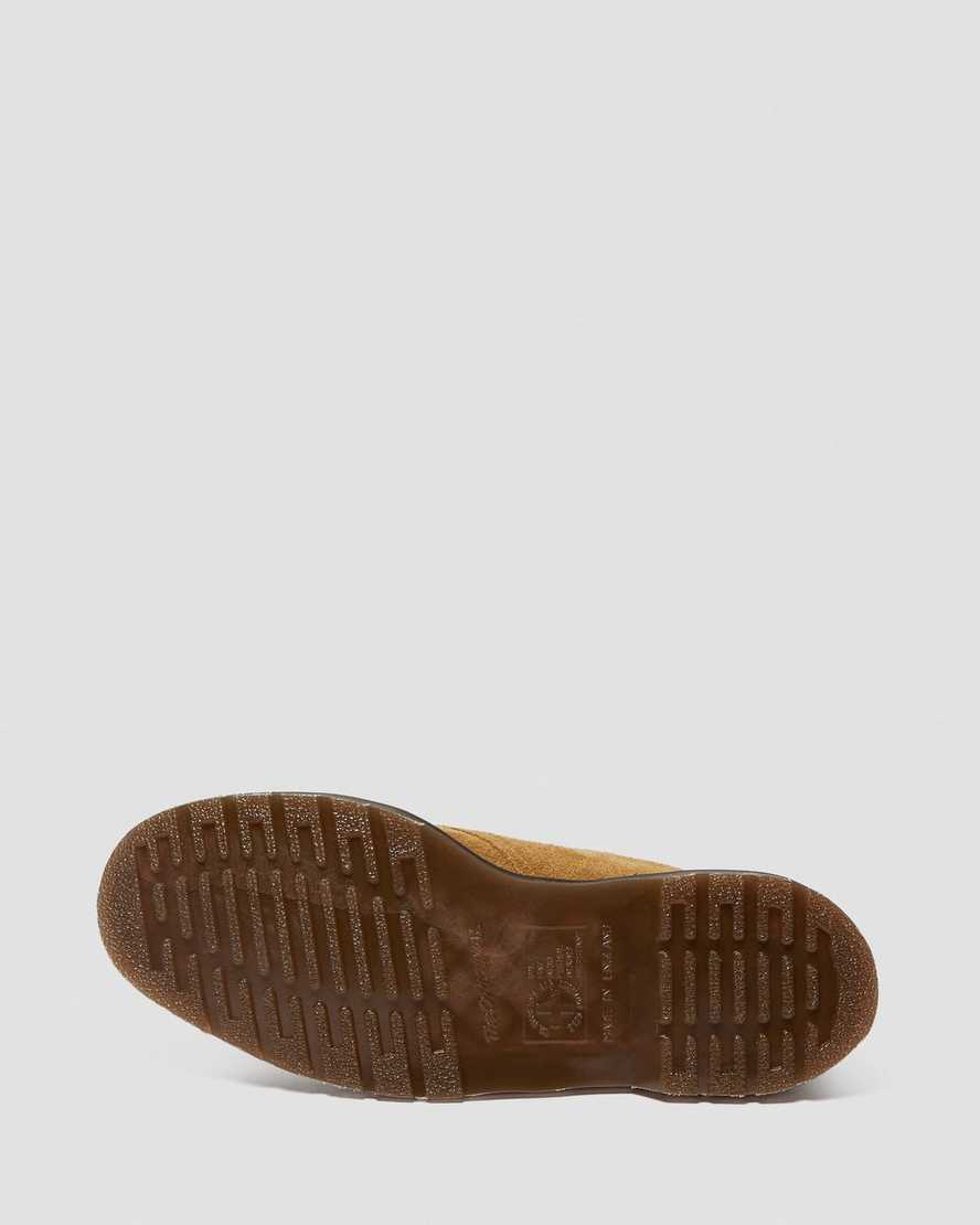 hnědé pánské oxfordské boty dr. martens 1461 made in england