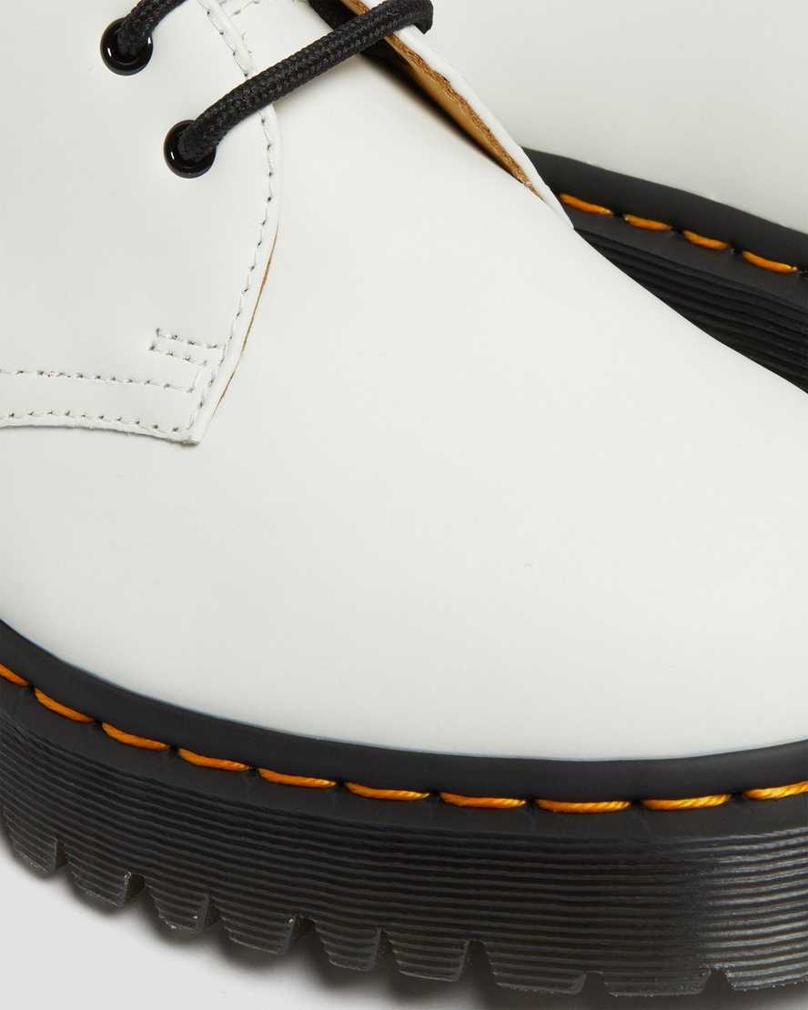 bílé pánské oxfordské boty dr. martens 1461 bex smooth