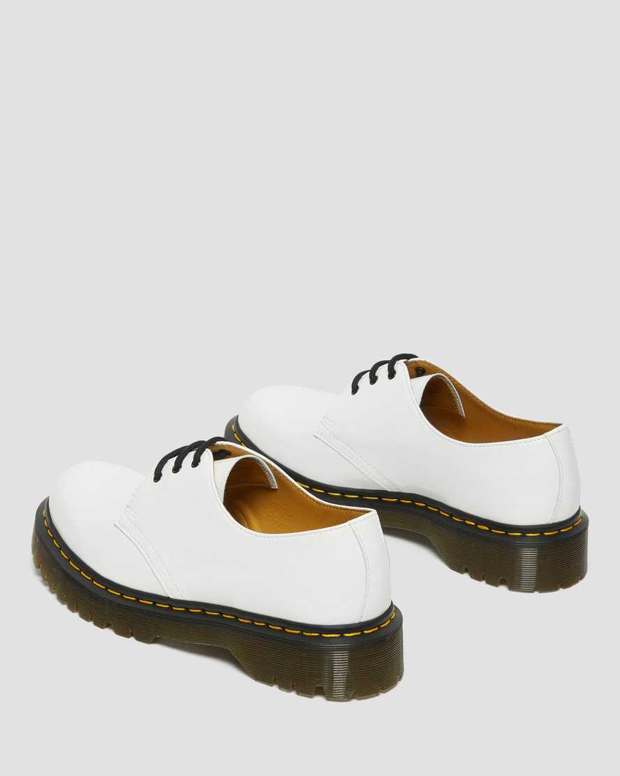 bílé pánské oxfordské boty dr. martens 1461 bex patent