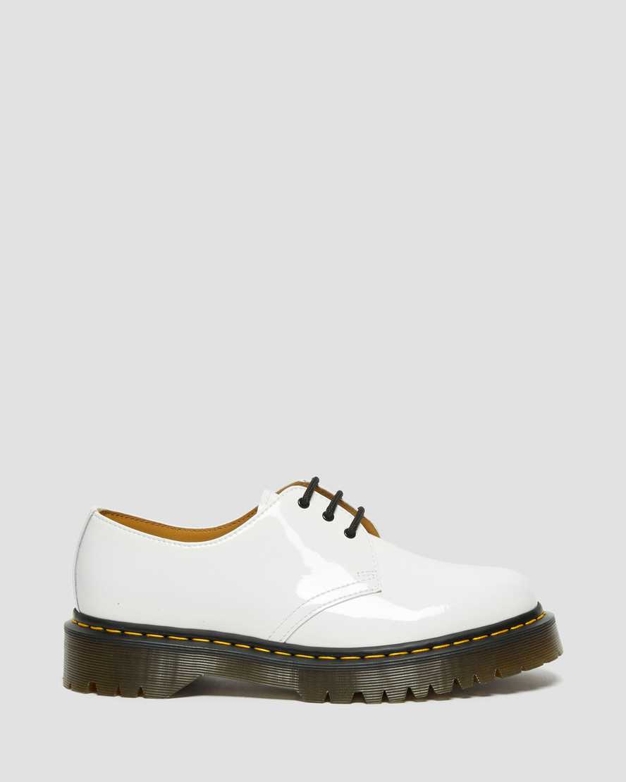 bílé pánské oxfordské boty dr. martens 1461 bex patent