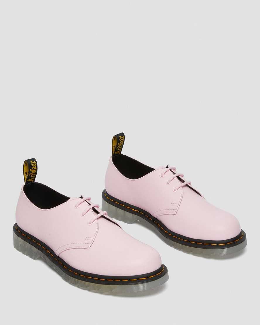 růžové pánské oxfordské boty dr. martens 1461 iced smooth