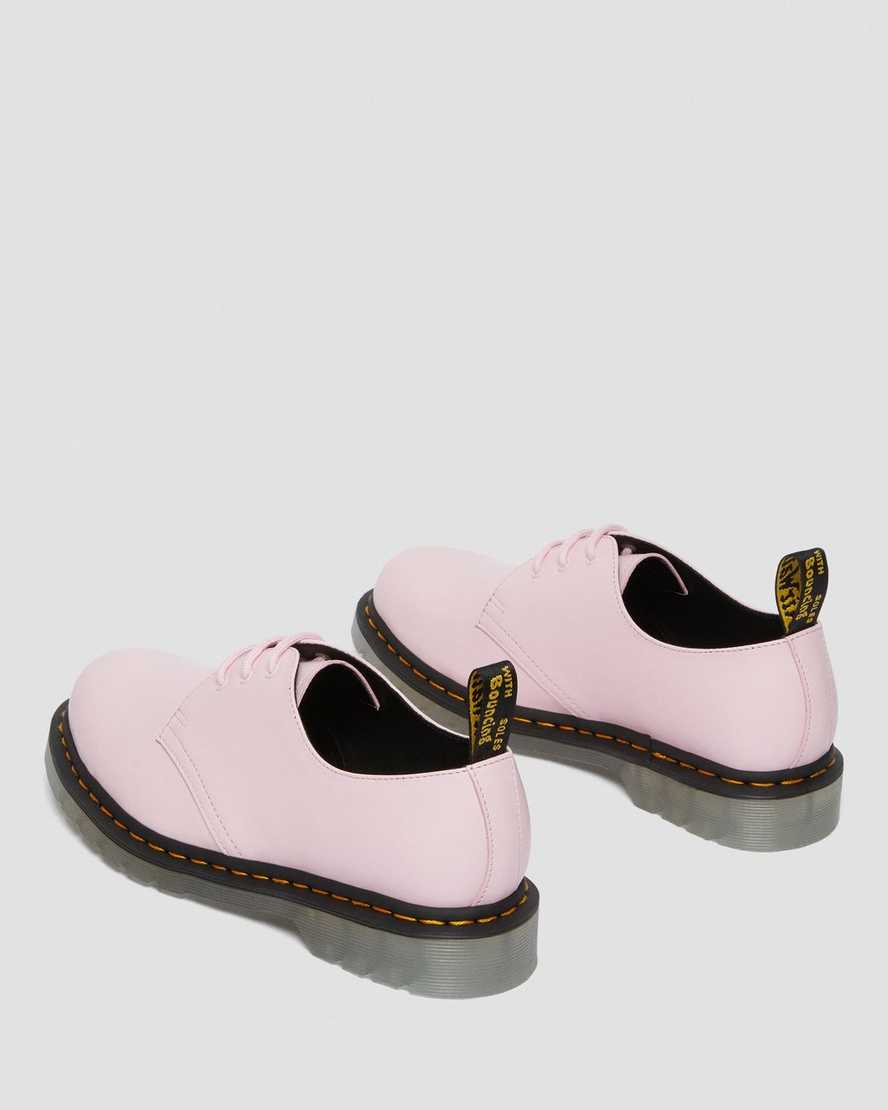 růžové pánské oxfordské boty dr. martens 1461 iced smooth