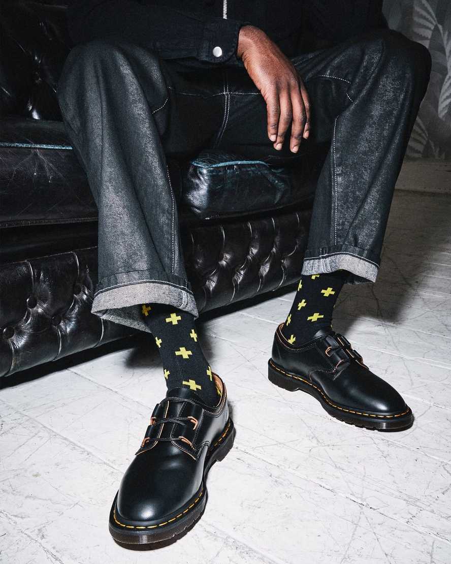 Černé pánské oxfordské boty dr. martens 1461 ghillie