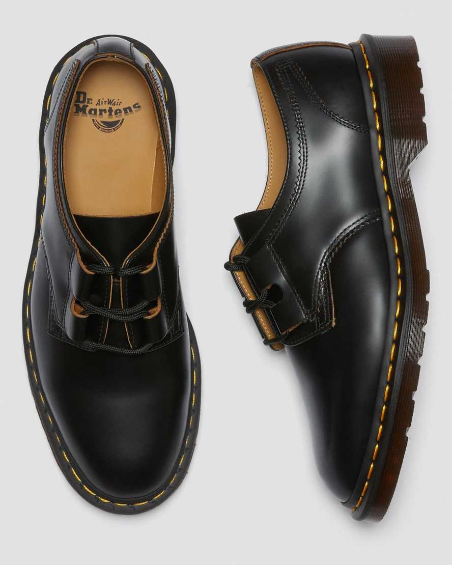 Černé pánské oxfordské boty dr. martens 1461 ghillie