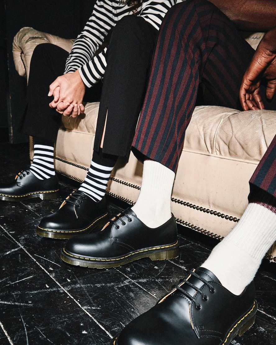 Černé pánské oxfordské boty dr. martens 1461 smooth