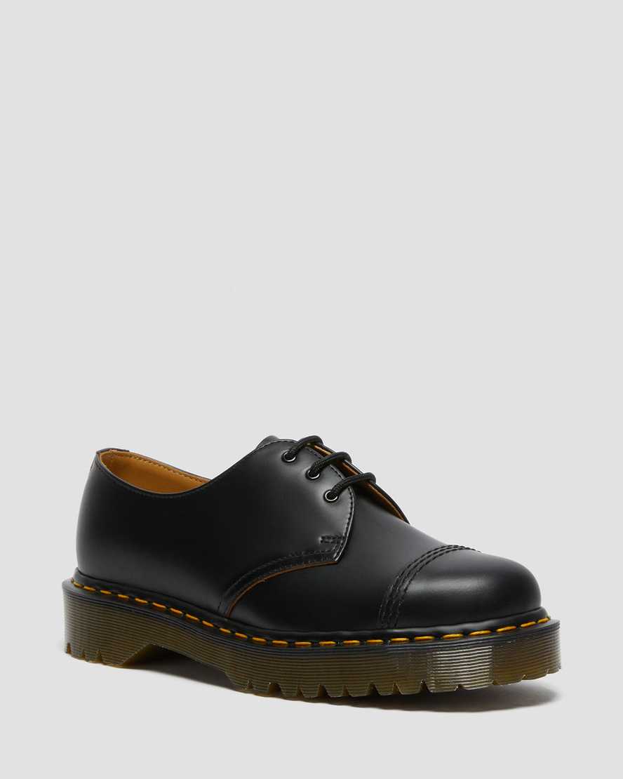 Černé pánské oxfordské boty dr. martens 1461 bex toe cap vintage v černé barvě