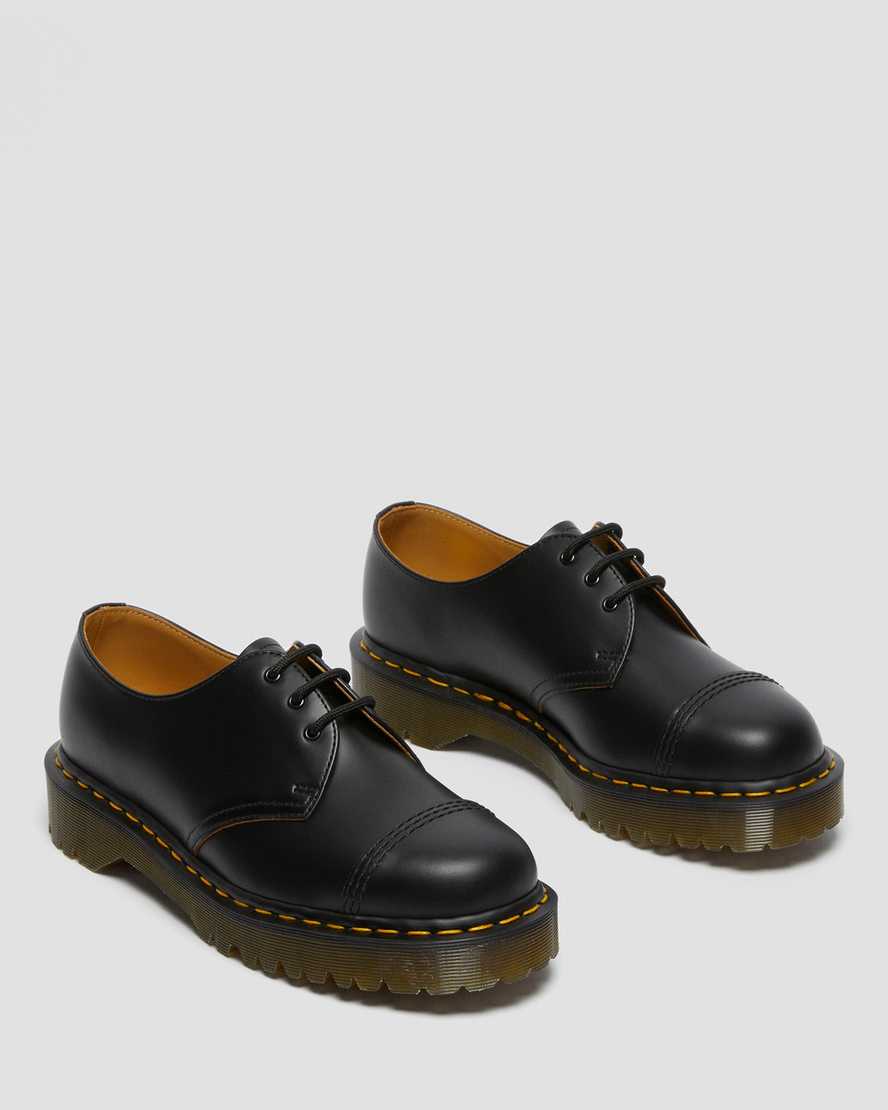 Černé pánské oxfordské boty dr. martens 1461 bex toe cap vintage v černé barvě