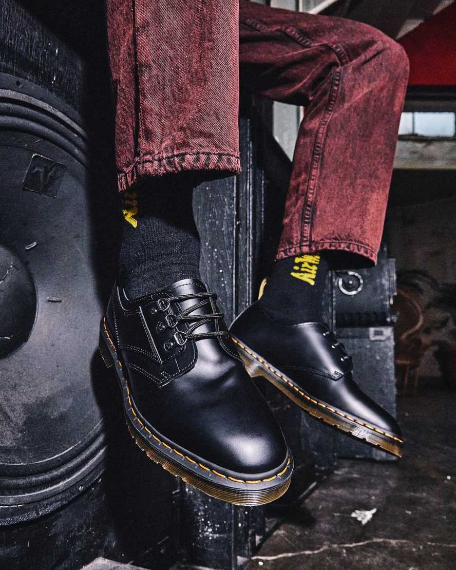 Černé pánské oxfordské boty dr. martens 1461 verso smooth