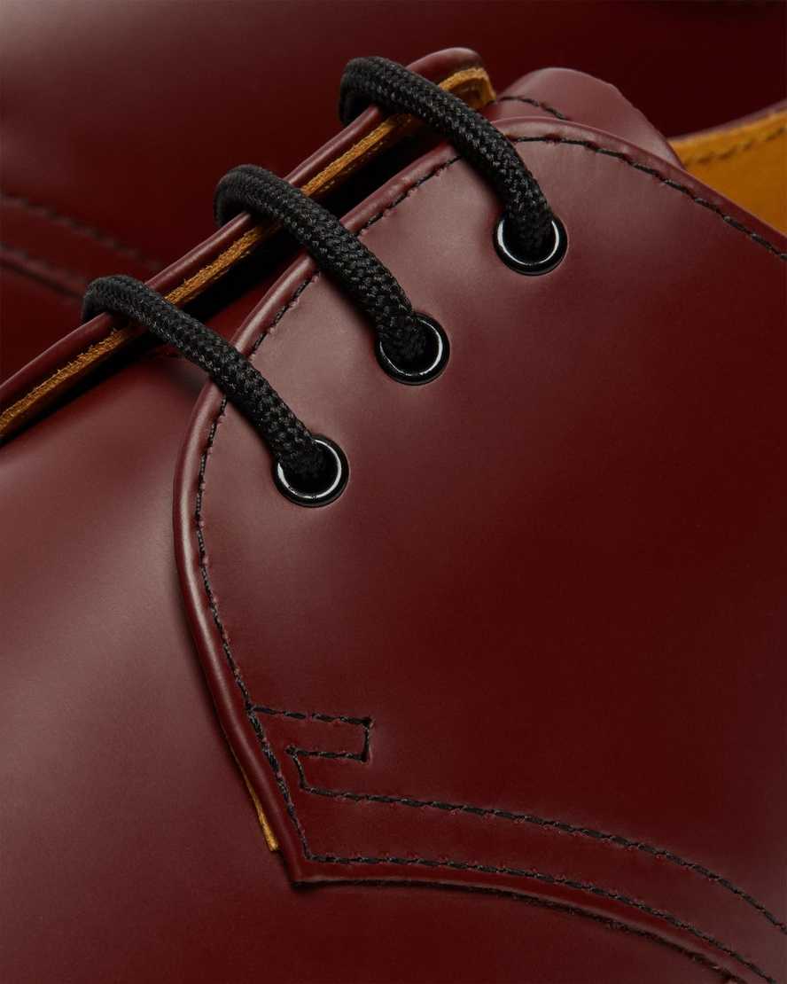 pánské oxfordské boty dr. martens 1461 smooth v červené barvě