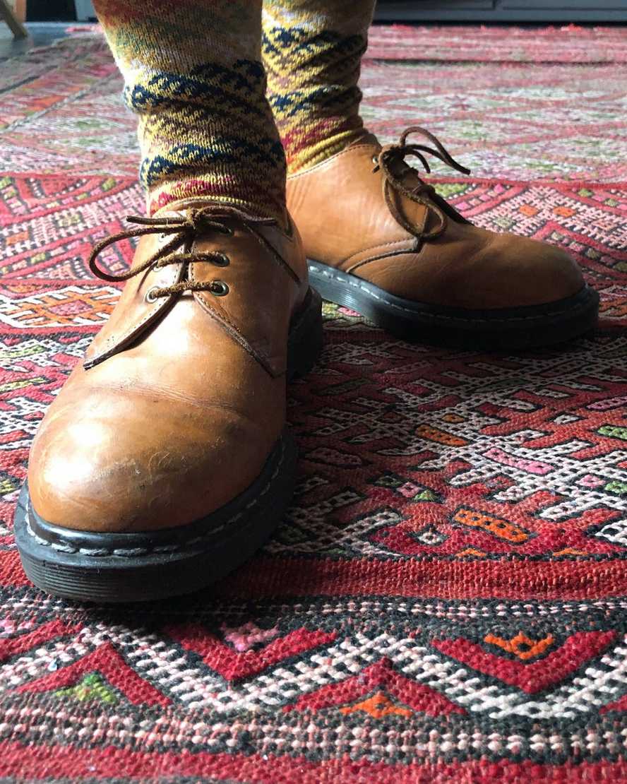 béžové pánské oxfordské boty dr. martens 1461 veg tan