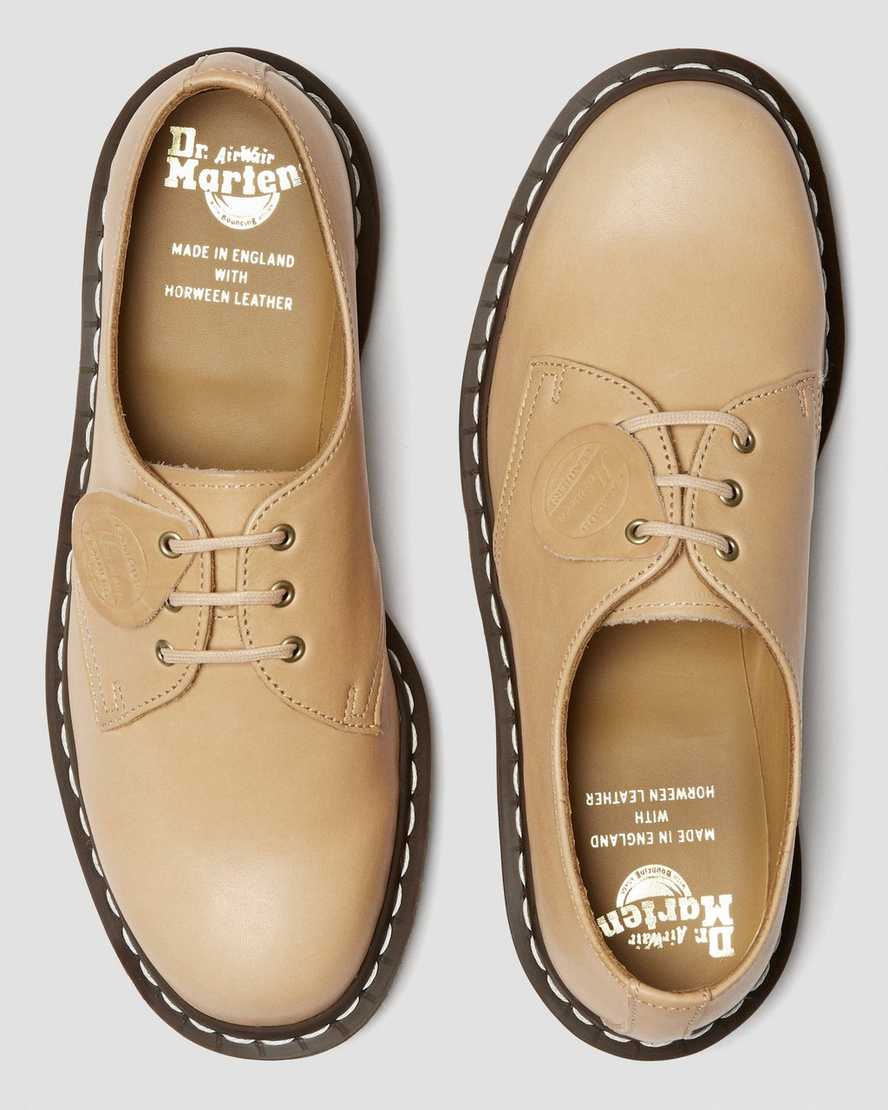 béžové pánské oxfordské boty dr. martens 1461 veg tan