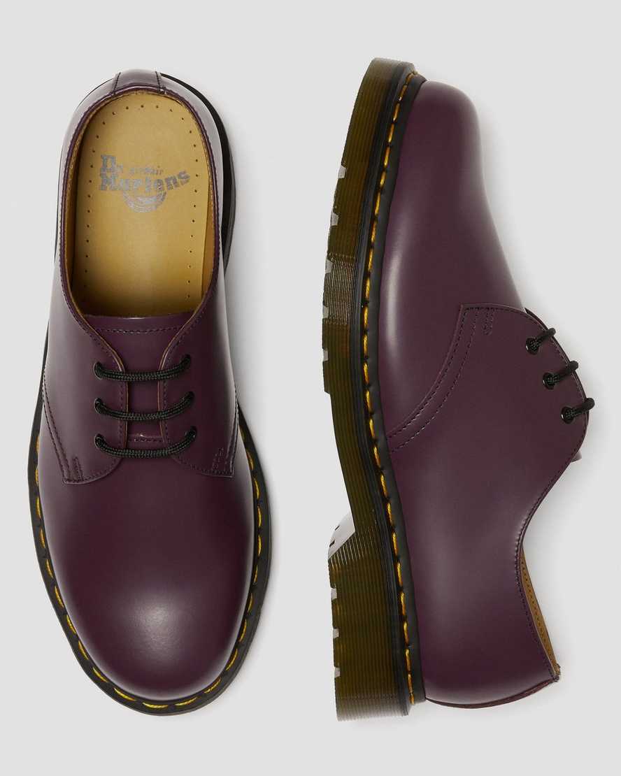 pánské oxfordské boty dr. martens 1461 smooth fialové