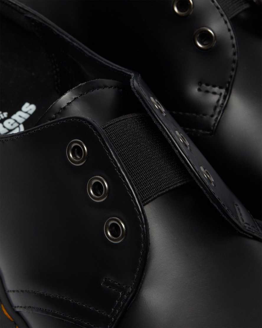 Černé pánské oxfordské boty dr. martens 1461 elastic smooth