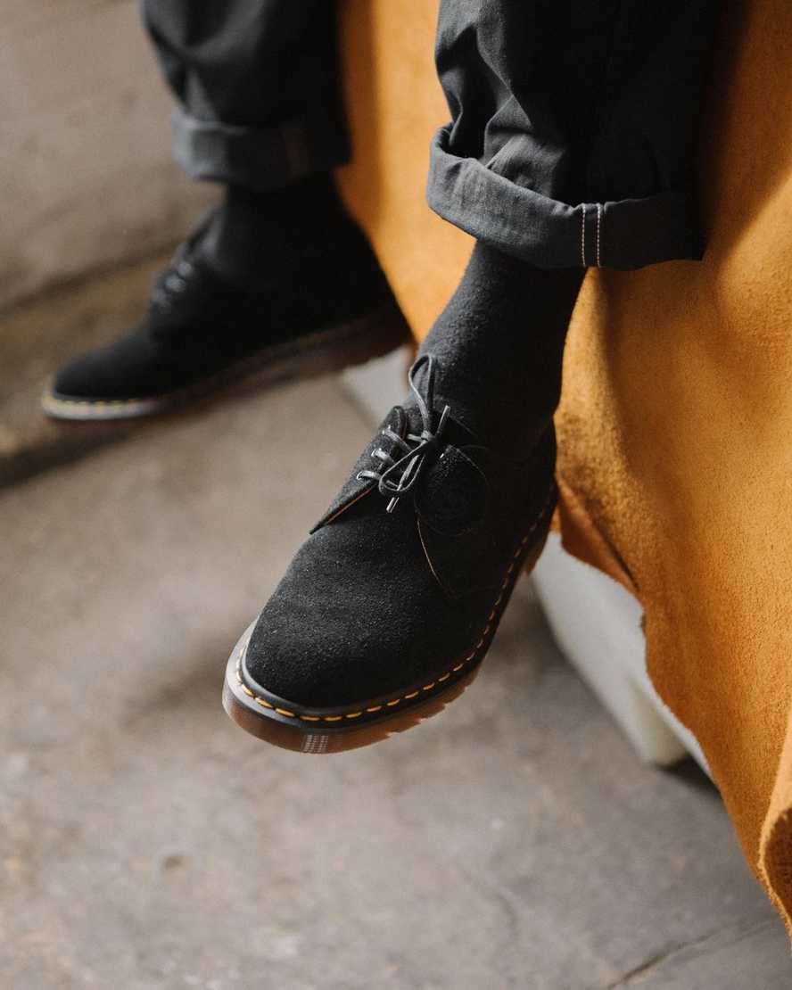 Černé pánské oxfordské boty dr. martens 1461 made in england