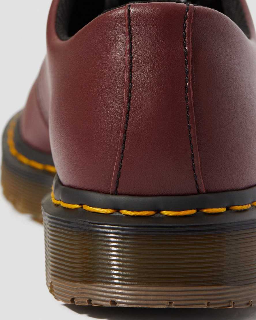 Červené pánské oxfordské boty dr. martens 1461 protiskluzové