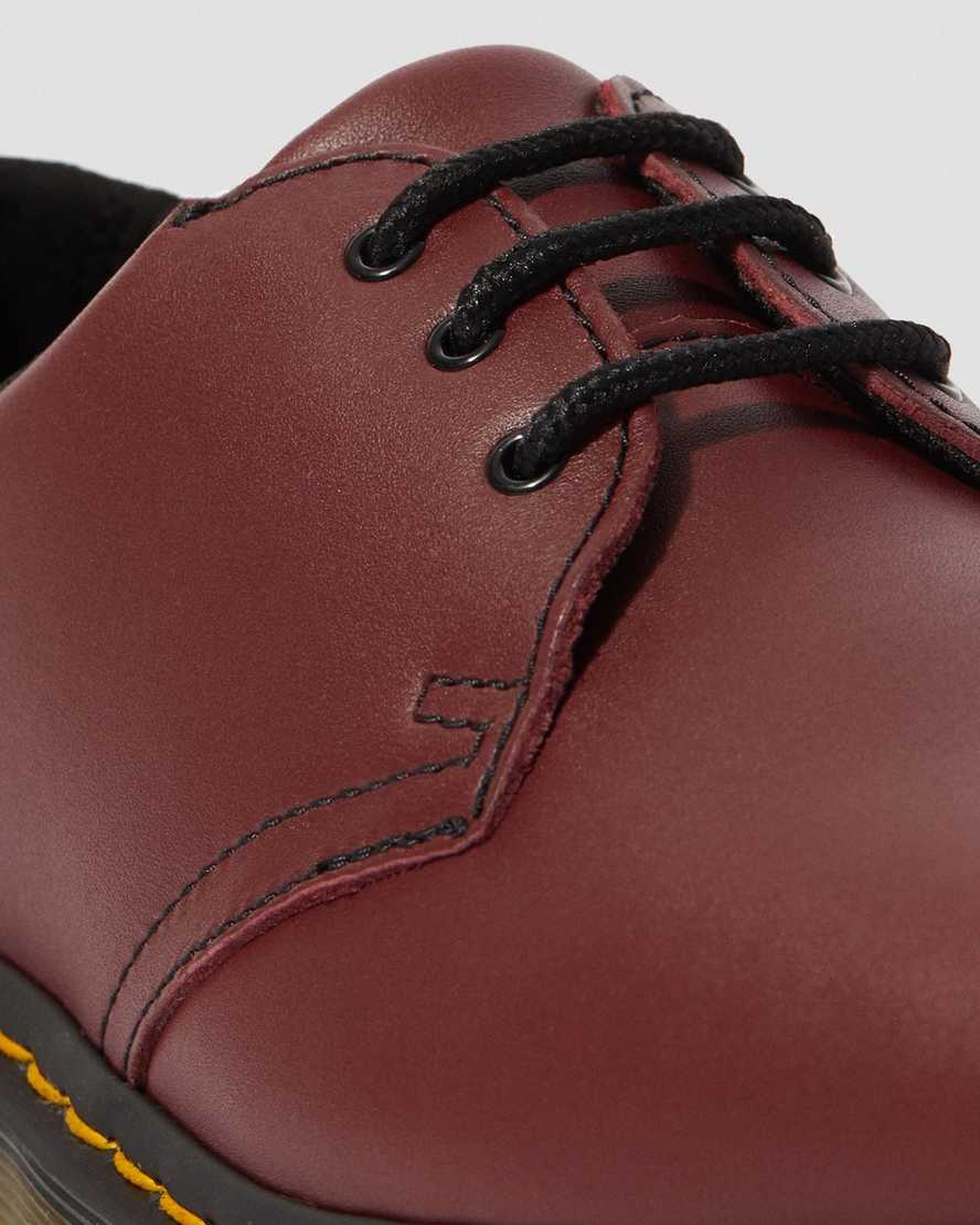 Červené pánské oxfordské boty dr. martens 1461 protiskluzové