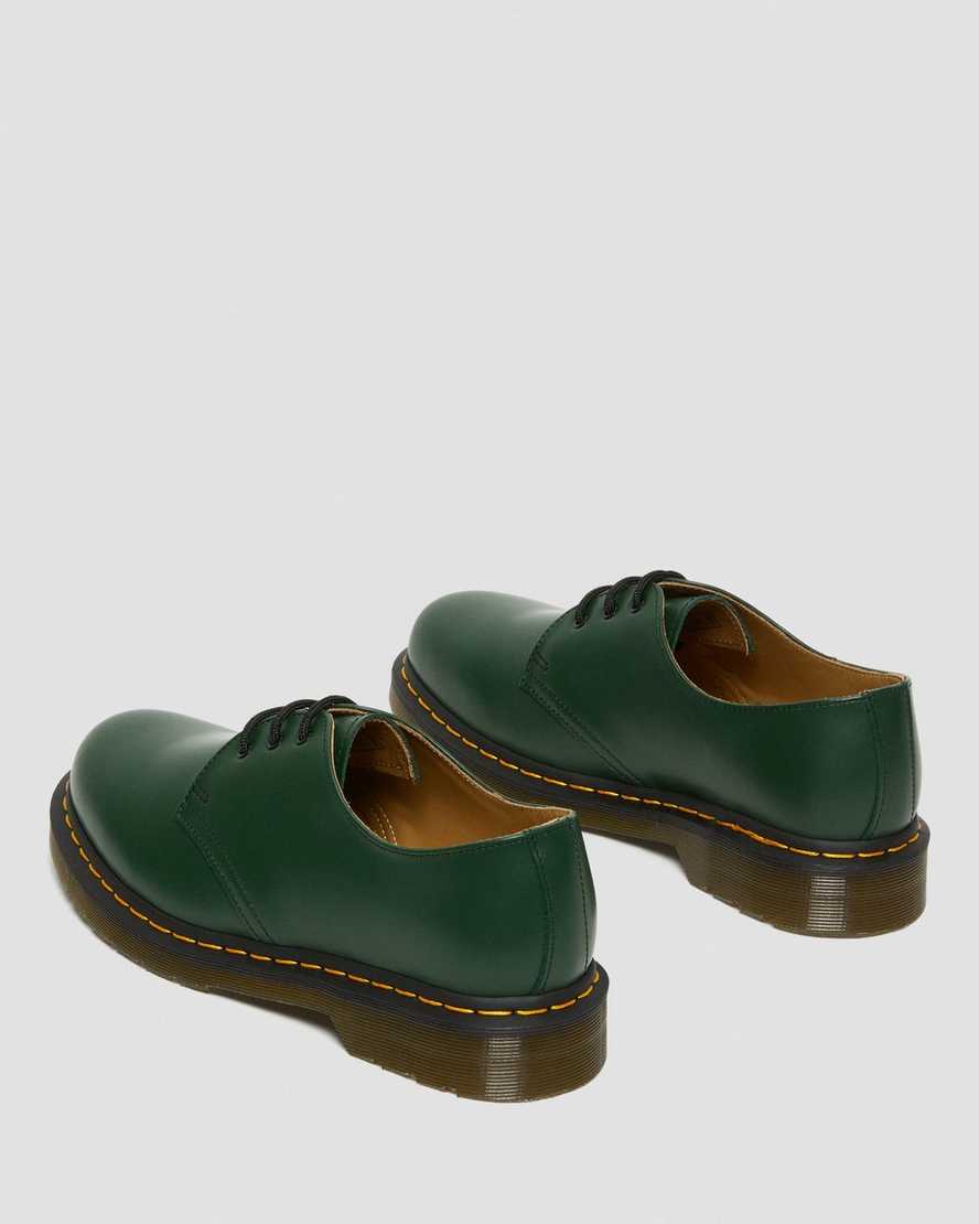 pánské oxfordské boty dr. martens 1461 smooth v zelené barvě
