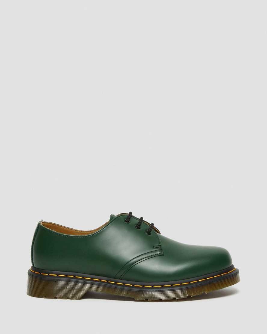 pánské oxfordské boty dr. martens 1461 smooth v zelené barvě