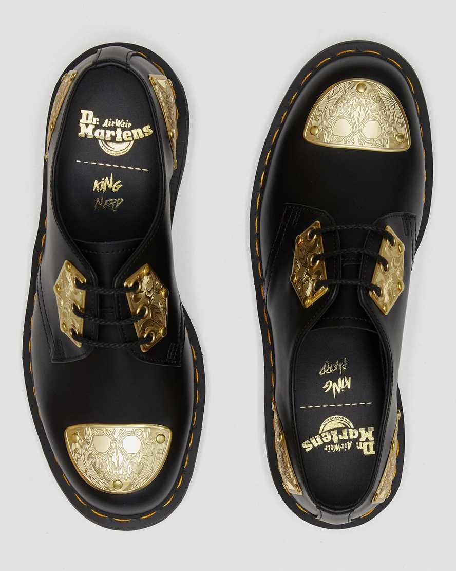 Černé pánské oxfordské boty dr. martens king nerd 1461
