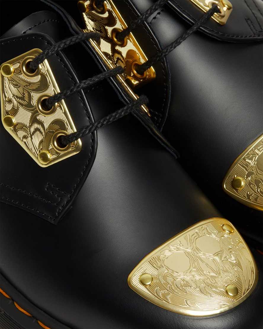 Černé pánské oxfordské boty dr. martens king nerd 1461