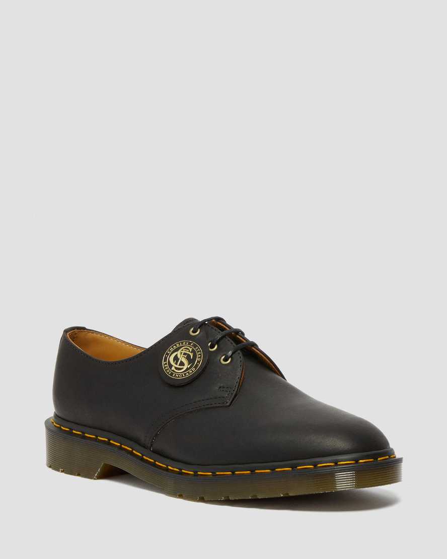 Černé pánské oxfordské boty dr. martens 1461 classic oil