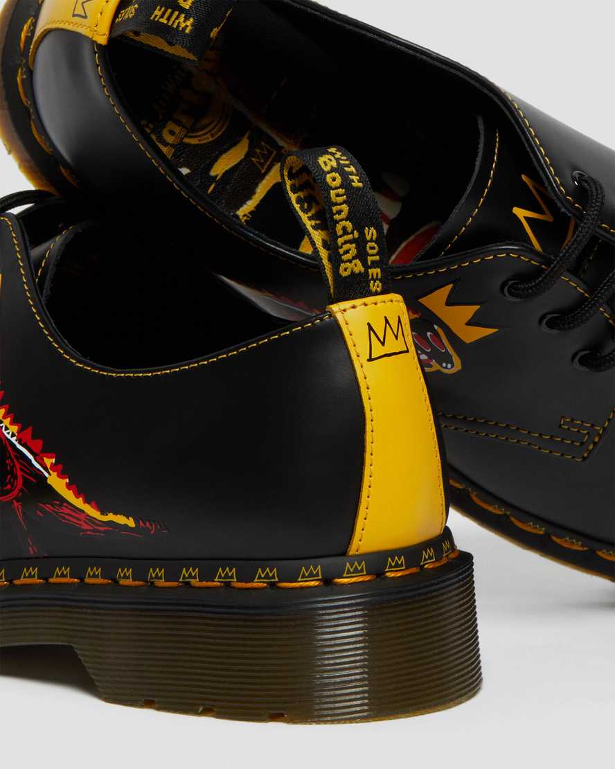 Černé pánské oxfordské boty dr. martens 1461 basquiat