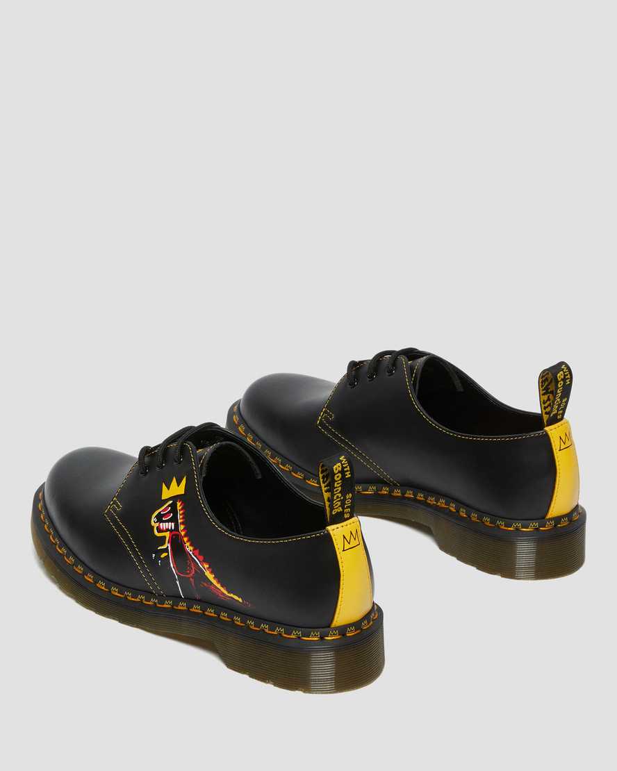 Černé pánské oxfordské boty dr. martens 1461 basquiat