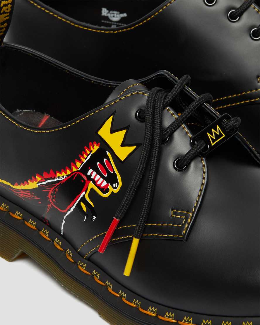 Černé pánské oxfordské boty dr. martens 1461 basquiat
