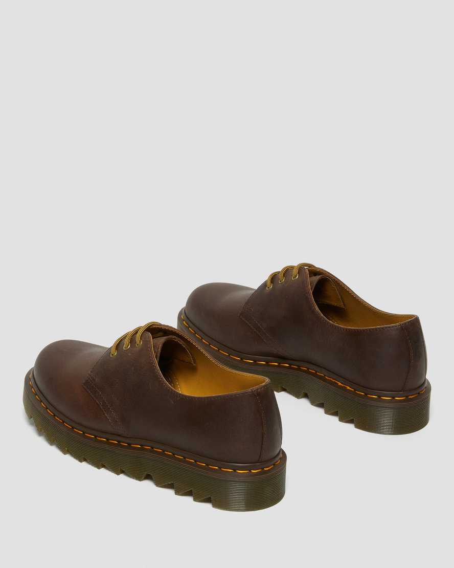 hnědé pánské oxfordské boty dr. martens 1461 ziggy
