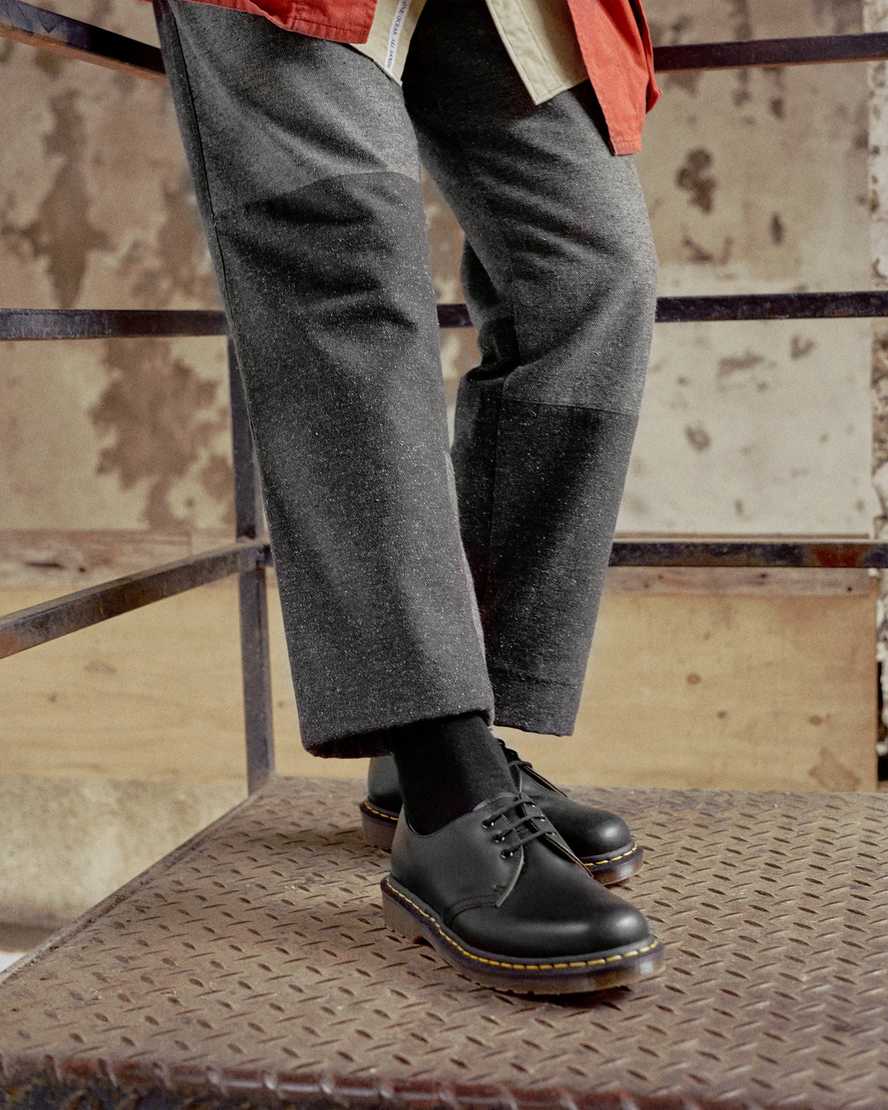 Černé pánské oxfordské boty dr. martens 1461 vintage made in england