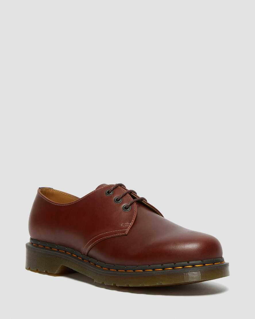 hnědé pánské oxfordské boty dr. martens 1461 abruzzo