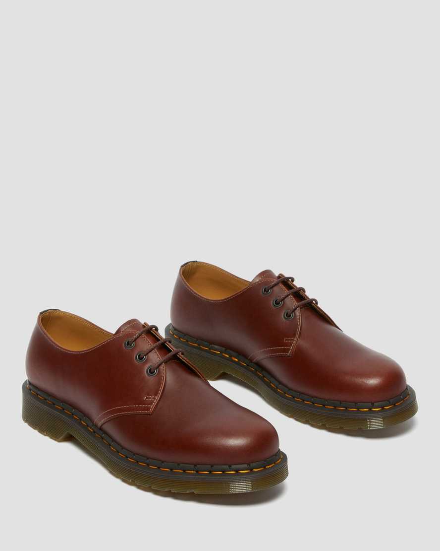 hnědé pánské oxfordské boty dr. martens 1461 abruzzo