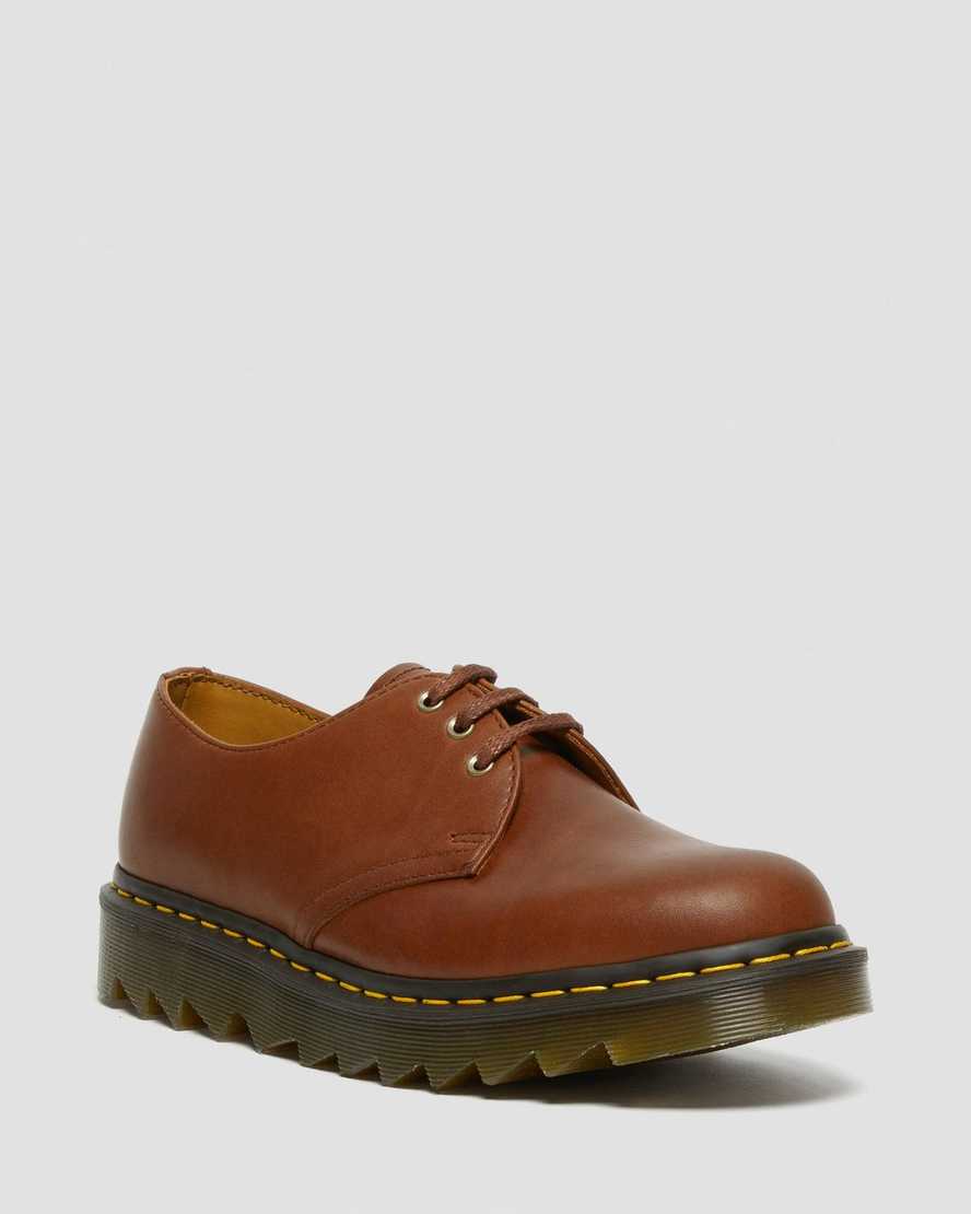 hnědé pánské oxfordské boty dr. martens 1461 ziggy